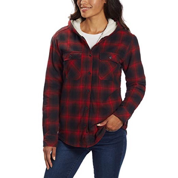 Boston Trader Sherpa-lines hooded jacket S - Picture 2 of 3